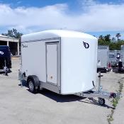 FOURGON C400 320*167*201 1300 KG BOIS & POLY BLANC +P LATERALE