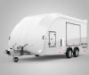 PORTE VOITURE RACE TRANSPORTEUR 4  BLANC 500 X 212  - 3500 KG PTC BRIAN JAMES