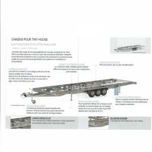 CHASSIS HAUT ALKO POUR TINY HOUSE 5400 - 3 ESSIEUX