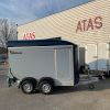 FOURGON 320*167*200 2000 KG C500 BOIS & POLY BLEU +P.LATERALE DEBON