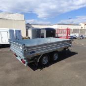 TRIBENNE 310*176 - 3000 KG PTC  2 ESSIEUX - ACIER  HDS (Saris)