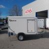 FOURGON 255*125*155 750 KG C255 V2 BOIS & POLY BLANC NON FREINE + PORTE LATERALE DEBON