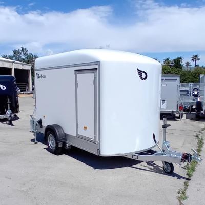 FOURGON C400 320*167*201 1300 KG BOIS & POLY BLANC +P LATERALE