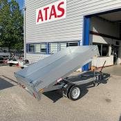 BENNE 256*150 - 1500 KG PTC  1 ESSIEU -  K1 POMPE MANUELLE SARIS