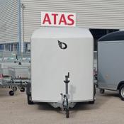 FOURGON C400 320*167*201 1300 KG BOIS & POLY BLANC +P LATERALE
