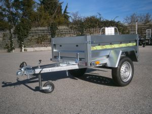 UTILITAIRE 146*98*40 1 ESSIEU - RUSTIQUE 150 - 0500 KG  (stock uniquement)