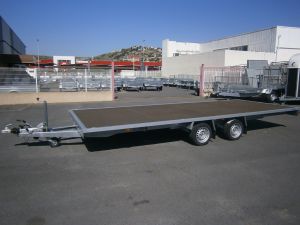 PLATEAU NU  605*244 3500 KG PTC 2 ESSIEUX MEYER (modele expo stock uniquement)