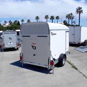 FOURGON C400 320*167*201 1300 KG BOIS & POLY BLANC +P LATERALE