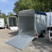 FOURGON C400 320*167*201 1300 KG ALU & POLY NAVY BLUE + P.LATERALE (Debon)