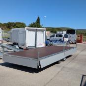 PLATEAU RIDELLE 508*208*30 2 ESSIEUX - 3500 KG PTC (Gaupen)