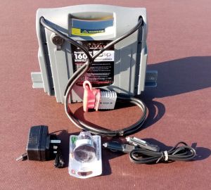 BATTERIE PORTATIVE + CHARGEUR  POUR TREUIL ELECTRIQUE