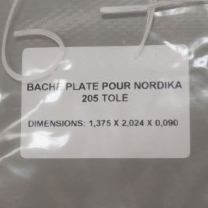 BACHE PLATE NORDIKA N205  202 X 137 X 9