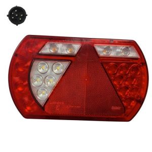 FEU A LED ARRIERE DROIT LUCIDITY CONNECTIQUE RONDE 6/8 (Saris)