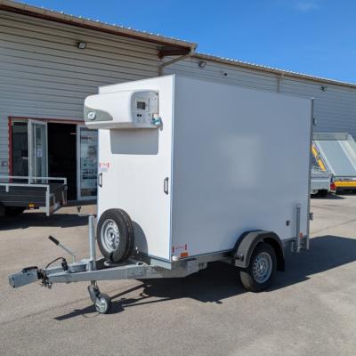 FOURGON FROID POSITIF 250*125*180 1 ESSIEU 1300 KG (Stock uniquement)