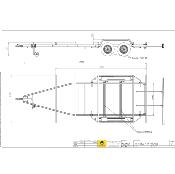 chassis nu 3500kgs 700*2400 Tiny house