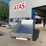 BENNE 256*150 - 1500 KG PTC  1 ESSIEU -  K1 POMPE MANUELLE SARIS