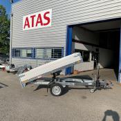BENNE 256*150 - 1500 KG PTC  1 ESSIEU -  K1 POMPE MANUELLE SARIS
